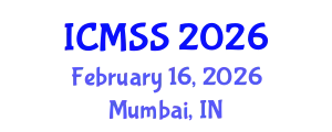 International Conference on Mathematical and Statistical Sciences (ICMSS) February 16, 2026 - Mumbai, India