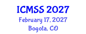 International Conference on Mathematical and Statistical Sciences (ICMSS) February 17, 2027 - Bogota, Colombia