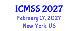 International Conference on Mathematical and Statistical Sciences (ICMSS) February 17, 2027 - New York, United States