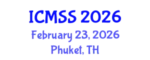 International Conference on Mathematical and Statistical Sciences (ICMSS) February 23, 2026 - Phuket, Thailand