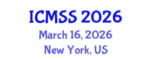 International Conference on Mathematical and Statistical Sciences (ICMSS) March 16, 2026 - New York, United States