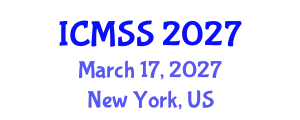 International Conference on Mathematical and Statistical Sciences (ICMSS) March 17, 2027 - New York, United States