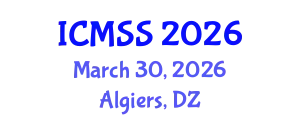 International Conference on Mathematical and Statistical Sciences (ICMSS) March 30, 2026 - Algiers, Algeria