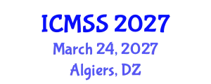International Conference on Mathematical and Statistical Sciences (ICMSS) March 24, 2027 - Algiers, Algeria