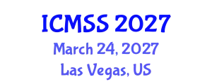 International Conference on Mathematical and Statistical Sciences (ICMSS) March 24, 2027 - Las Vegas, United States