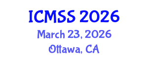 International Conference on Mathematical and Statistical Sciences (ICMSS) March 23, 2026 - Ottawa, Canada