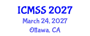International Conference on Mathematical and Statistical Sciences (ICMSS) March 24, 2027 - Ottawa, Canada
