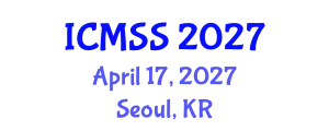 International Conference on Mathematical and Statistical Sciences (ICMSS) April 17, 2027 - Seoul, Republic of Korea
