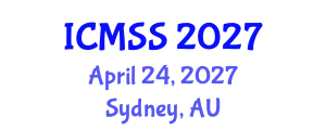 International Conference on Mathematical and Statistical Sciences (ICMSS) April 24, 2027 - Sydney, Australia