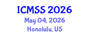 International Conference on Mathematical and Statistical Sciences (ICMSS) May 04, 2026 - Honolulu, United States