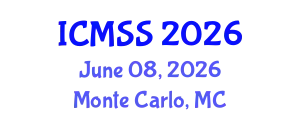 International Conference on Mathematical and Statistical Sciences (ICMSS) June 08, 2026 - Monte Carlo, Monaco