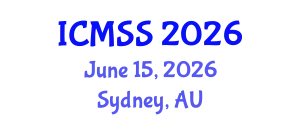 International Conference on Mathematical and Statistical Sciences (ICMSS) June 15, 2026 - Sydney, Australia