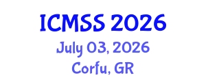 International Conference on Mathematical and Statistical Sciences (ICMSS) July 03, 2026 - Corfu, Greece
