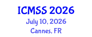 International Conference on Mathematical and Statistical Sciences (ICMSS) July 10, 2026 - Cannes, France