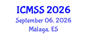 International Conference on Mathematical and Statistical Sciences (ICMSS) September 06, 2026 - Málaga, Spain