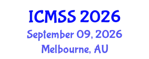 International Conference on Mathematical and Statistical Sciences (ICMSS) September 09, 2026 - Melbourne, Australia