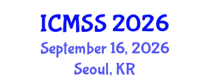 International Conference on Mathematical and Statistical Sciences (ICMSS) September 16, 2026 - Seoul, Republic of Korea