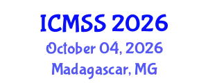 International Conference on Mathematical and Statistical Sciences (ICMSS) October 04, 2026 - Madagascar, Madagascar