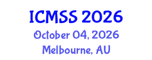 International Conference on Mathematical and Statistical Sciences (ICMSS) October 04, 2026 - Melbourne, Australia