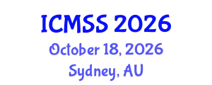 International Conference on Mathematical and Statistical Sciences (ICMSS) October 18, 2026 - Sydney, Australia