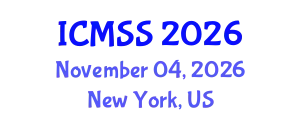 International Conference on Mathematical and Statistical Sciences (ICMSS) November 04, 2026 - New York, United States