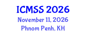 International Conference on Mathematical and Statistical Sciences (ICMSS) November 11, 2026 - Phnom Penh, Cambodia