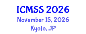 International Conference on Mathematical and Statistical Sciences (ICMSS) November 15, 2026 - Kyoto, Japan