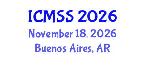 International Conference on Mathematical and Statistical Sciences (ICMSS) November 18, 2026 - Buenos Aires, Argentina