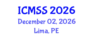 International Conference on Mathematical and Statistical Sciences (ICMSS) December 02, 2026 - Lima, Peru