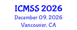 International Conference on Mathematical and Statistical Sciences (ICMSS) December 09, 2026 - Vancouver, Canada
