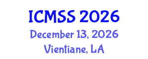 International Conference on Mathematical and Statistical Sciences (ICMSS) December 13, 2026 - Vientiane, Laos