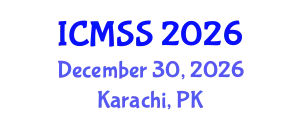 International Conference on Mathematical and Statistical Sciences (ICMSS) December 30, 2026 - Karachi, Pakistan