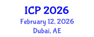 International Conference on Physics (ICP) February 12, 2026 - Dubai, United Arab Emirates