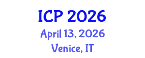 International Conference on Physics (ICP) April 13, 2026 - Venice, Italy