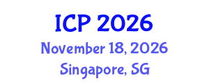 International Conference on Physics (ICP) November 18, 2026 - Singapore, Singapore