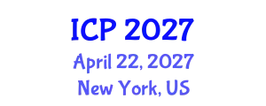 International Conference on Physics (ICP) April 22, 2027 - New York, United States