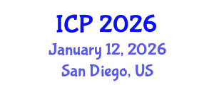 International Conference on Physics (ICP) January 12, 2026 - San Diego, United States