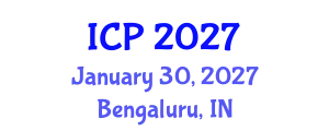 International Conference on Physics (ICP) January 30, 2027 - Bengaluru, India