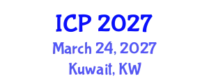 International Conference on Physics (ICP) March 24, 2027 - Kuwait, Kuwait
