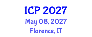 International Conference on Physics (ICP) May 08, 2027 - Florence, Italy