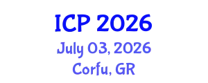 International Conference on Physics (ICP) July 03, 2026 - Corfu, Greece