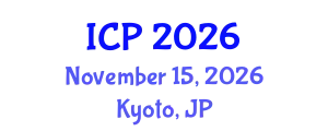 International Conference on Physics (ICP) November 15, 2026 - Kyoto, Japan