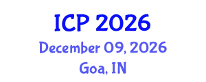 International Conference on Physics (ICP) December 09, 2026 - Goa, India