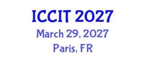 International Conference on Computer and Information Technology (ICCIT) March 29, 2027 - Paris, France