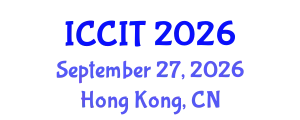 International Conference on Computer and Information Technology (ICCIT) September 27, 2026 - Hong Kong, China