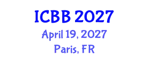 International Conference on Bioinformatics and Bioengineering (ICBB) April 19, 2027 - Paris, France