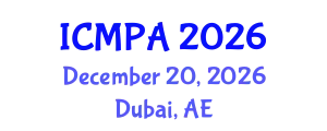 International Conference on Mathematical Physics and Applications (ICMPA) December 20, 2026 - Dubai, United Arab Emirates