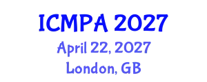 International Conference on Mathematical Physics and Applications (ICMPA) April 22, 2027 - London, United Kingdom
