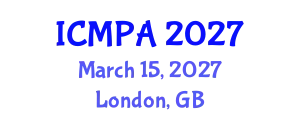 International Conference on Mathematical Physics and Applications (ICMPA) March 15, 2027 - London, United Kingdom