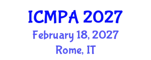 International Conference on Mathematical Physics and Applications (ICMPA) February 18, 2027 - Rome, Italy